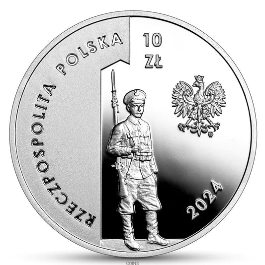 10 zł 100-lecie utworzenia Korpusu Ochrony Pogranicza
