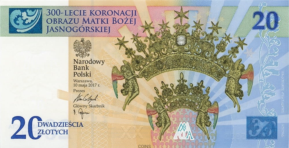 20 zł Koronacja Obrazu Matki Bożej 2017
