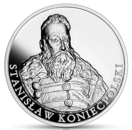 10 zł Stanisław Koniecpolski - Hetmani Rzeczypospolitej 1oz Ag999