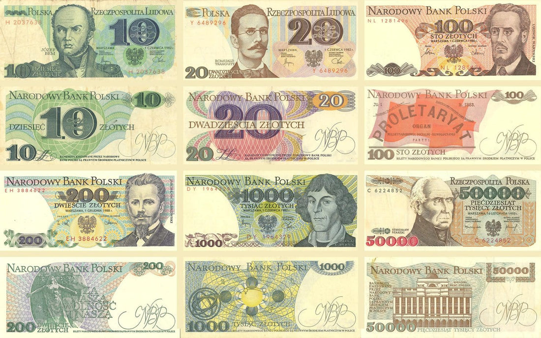Polskie banknoty obiegowe i pamiątkowe – od marki polskiej do współczesnych emisji NBP
