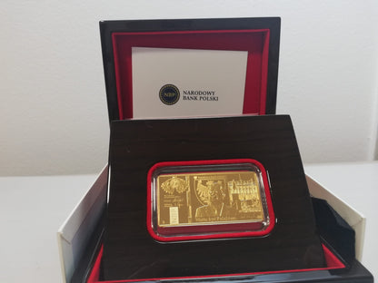500 zł Lech Kaczyński 2021 złota moneta 1oz Au999,9