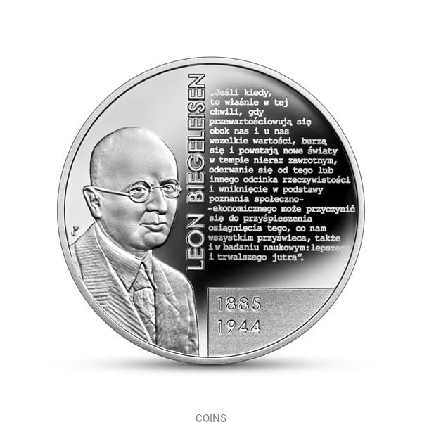 10 zł  Leon Biegeleisen - Wielcy polscy ekonomiści