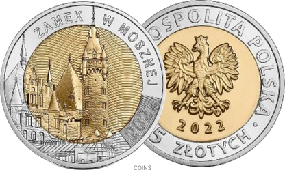 5 zł Zamek w Mosznej - Odkryj Polskę
