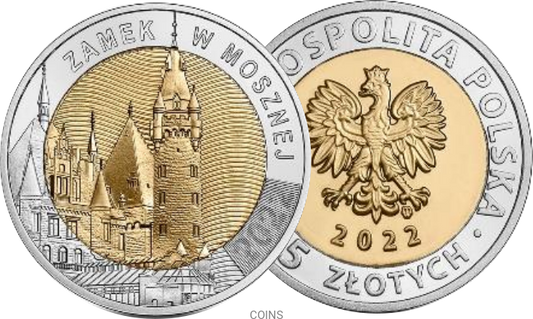 5 zł Zamek w Mosznej - Odkryj Polskę