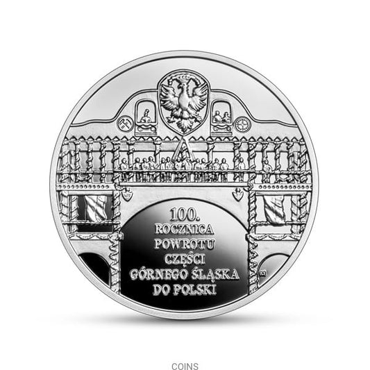 10 zł 100. rocznica powrotu części Górnego Śląska