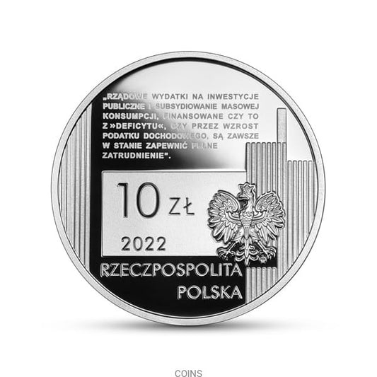 10 zł  Michał Kalecki - Wielcy polscy ekonomiści