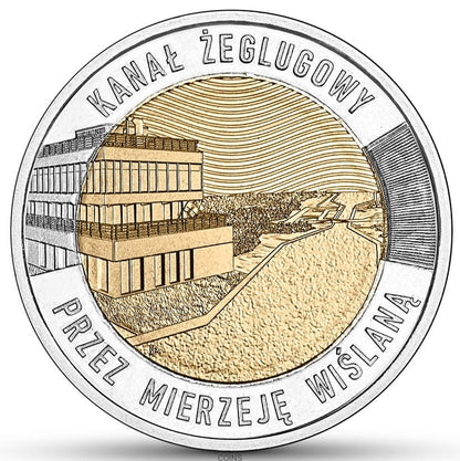 5 zł Kanał Żeglugowy przez Mierzeję Wiślaną