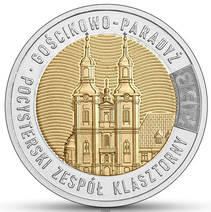 5 zł Gościkowo-Paradyż pocysterski zespół klasztorny