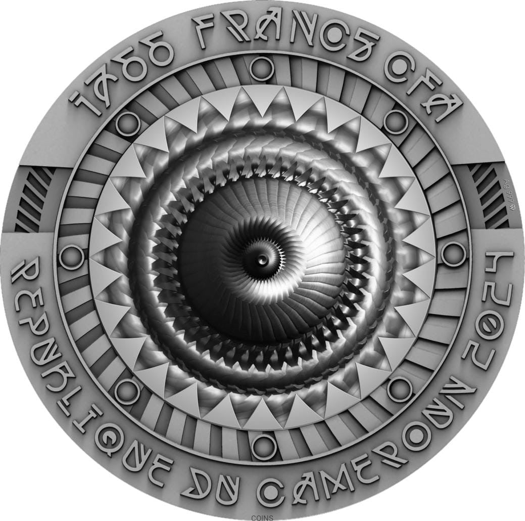 UFO MP-1766 latająca moneta 7oz flying coin