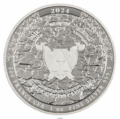 500CFA MIECZ PRZEZNACZENIA WIEDŹMIN BU 1oz Ag999,9