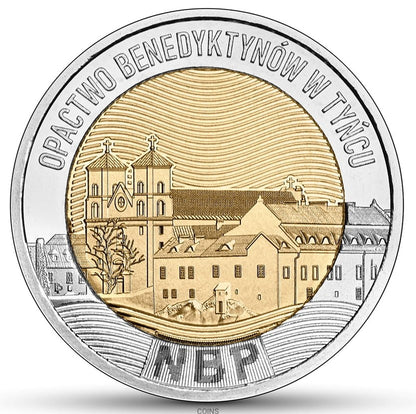 5 zł Opactwo Benedyktynów w Tyńcu