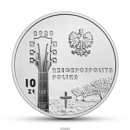 10 zł Krzysztof Klenczon  - okrągła