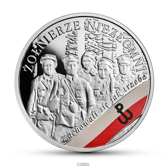 10 zł  Żołnierze Niezłomni - moneta inaugurująca serię