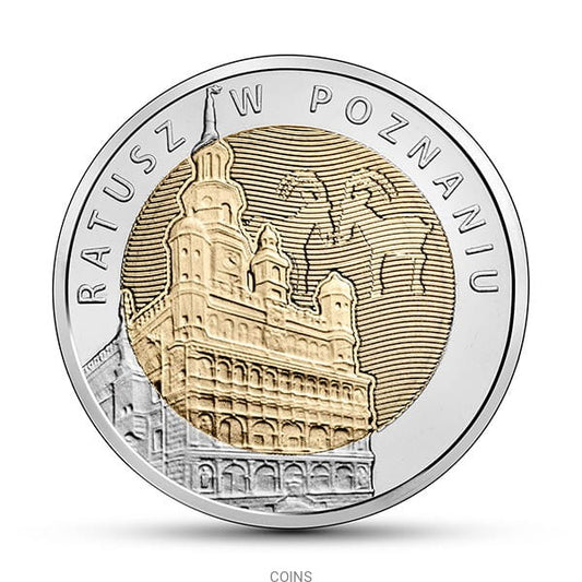 5 zł Ratusz w Poznaniu - Odkryj Polskę