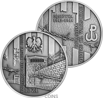 10 zł Ofiarom obozu KL Warschau