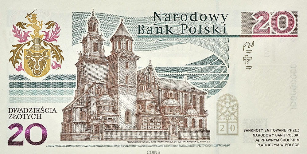 20 zł Jan Długosz 2015
