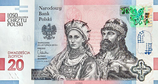 20 zł Chrzest Polski 2016
