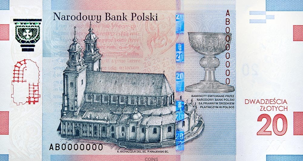 20 zł Chrzest Polski 2016